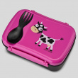 Food box with a cooling lid