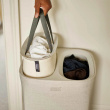 Laundry basket with sorting compartment