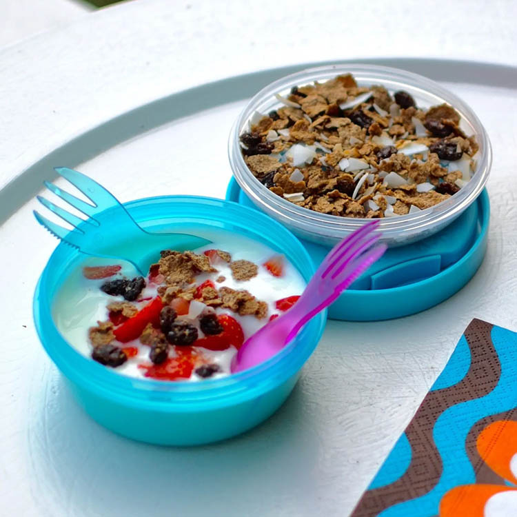 Yoghurt cup with a cooling lid in the group House & Home / Kitchen at SmartaSaker.se (14328)