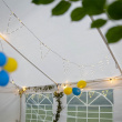 String light with pennants String light with pennants
