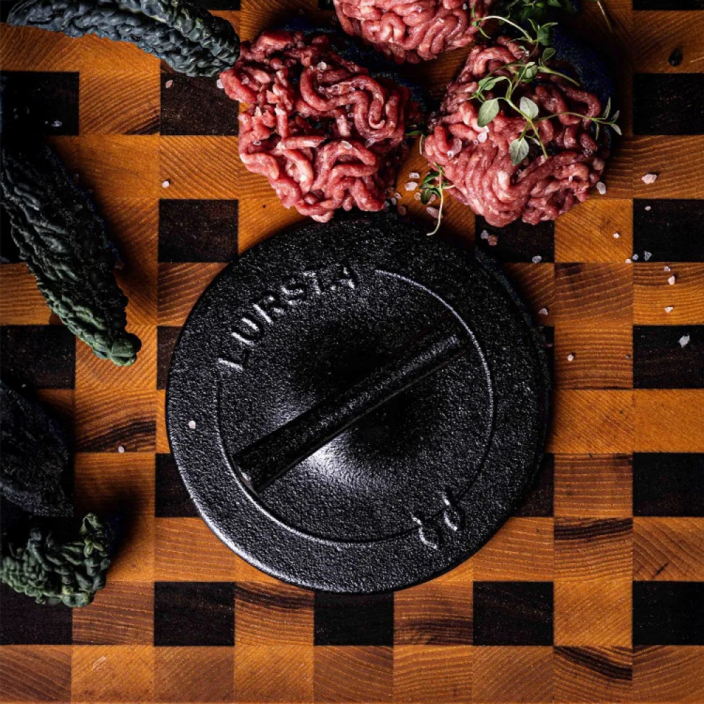 Cast Iron Burger Press, Lursta in the group House & Home / Kitchen / Kitchen utensils at SmartaSaker.se (14361)
