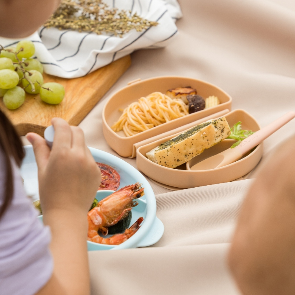 Lunch box for children, Miniware, Pistachio green in the group House & Home / Kids at SmartaSaker.se (14366-Pi)