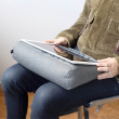 Travel pillow with laptop support Travel pillow with laptop support