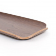 Water-resistant wooden tray
