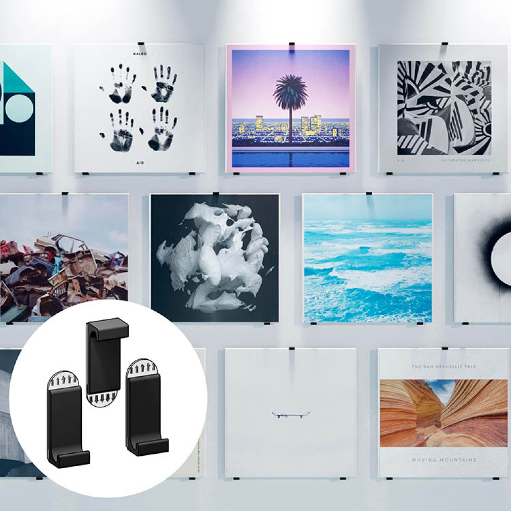 Self-adhesive LP cover hooks 6-pack in the group Leisure / Mend, Fix & Repair / Tools at SmartaSaker.se (14392)