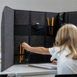 Sound-absorbing table screen Sound-absorbing table screen