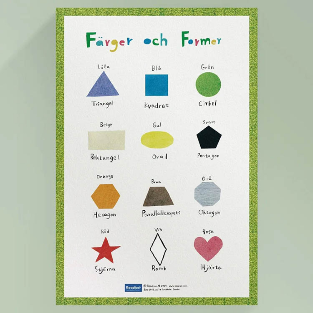 Posters for the Readioo reading pen in the group House & Home / Kids at SmartaSaker.se (14398)