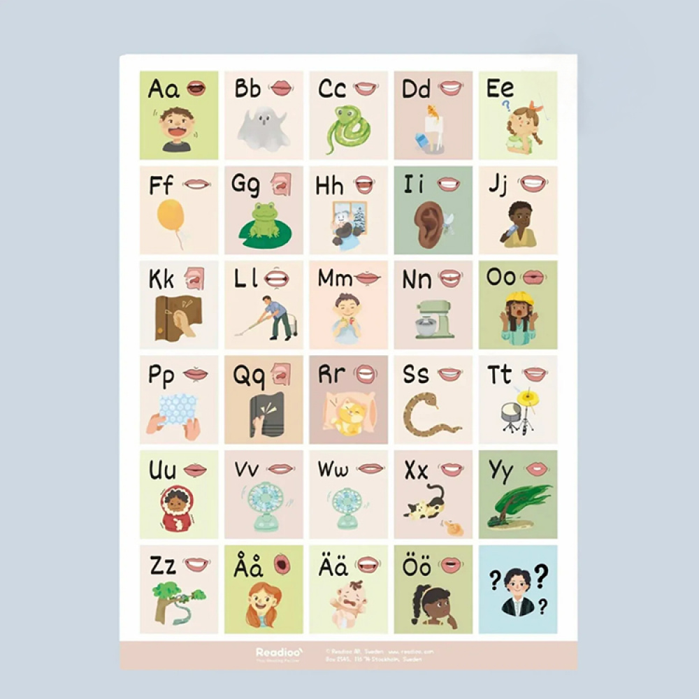 Posters for the Readioo reading pen in the group House & Home / Kids at SmartaSaker.se (14398)