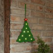 Battery-powered felt Christmas decoration