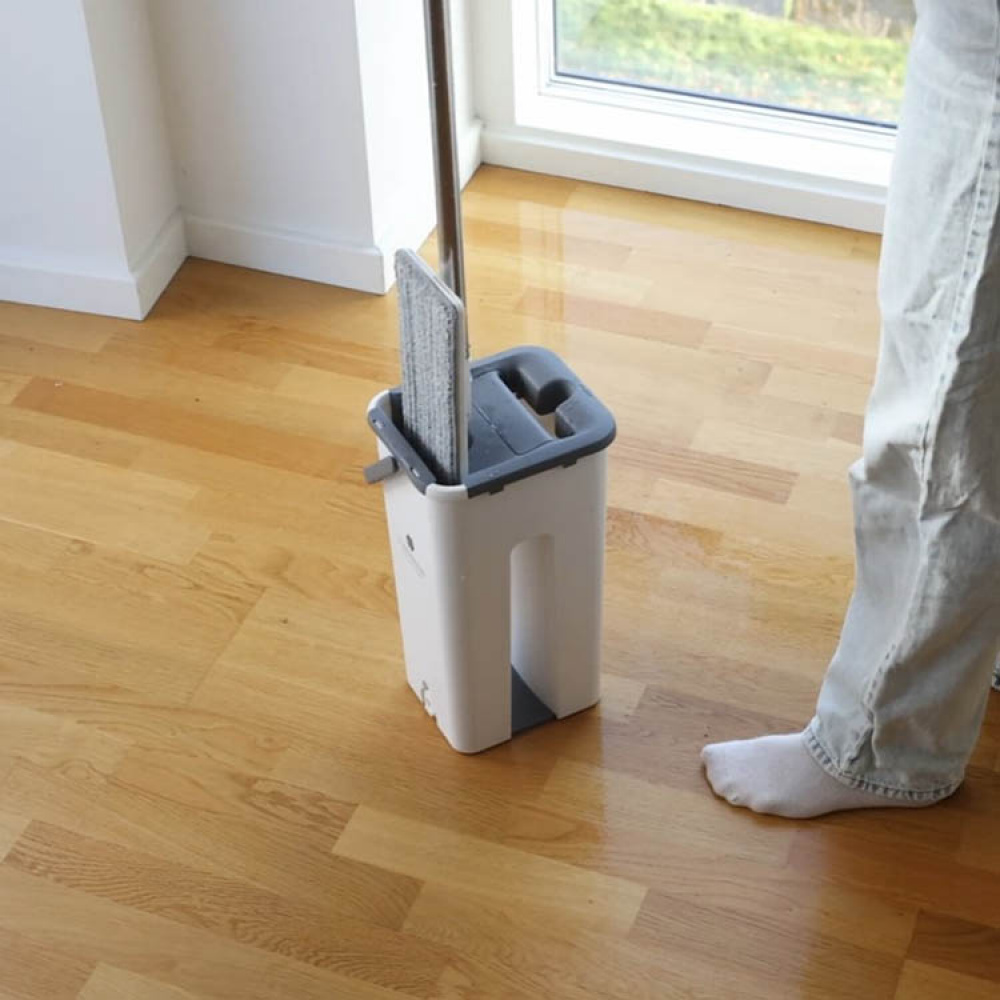 Floor mop and cleaning bucket with wringer in the group House & Home / Cleaning & Laundry at SmartaSaker.se (14407)