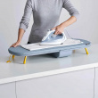 Foldable ironing board with iron storage Foldable ironing board with iron storage