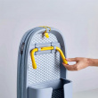 Foldable ironing board with iron storage Foldable ironing board with iron storage