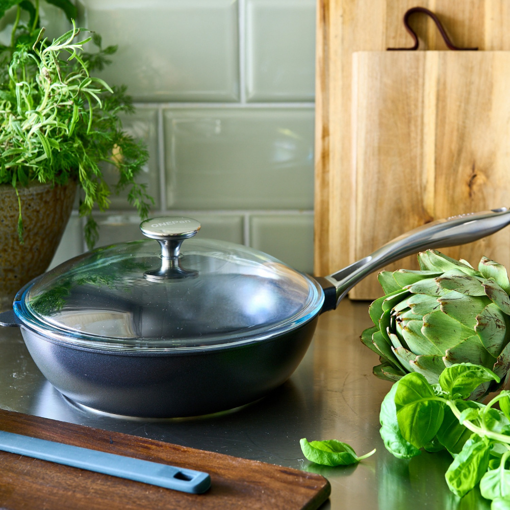 OnePan deep frying pan - Buy frying pan with lid | SmartaSaker