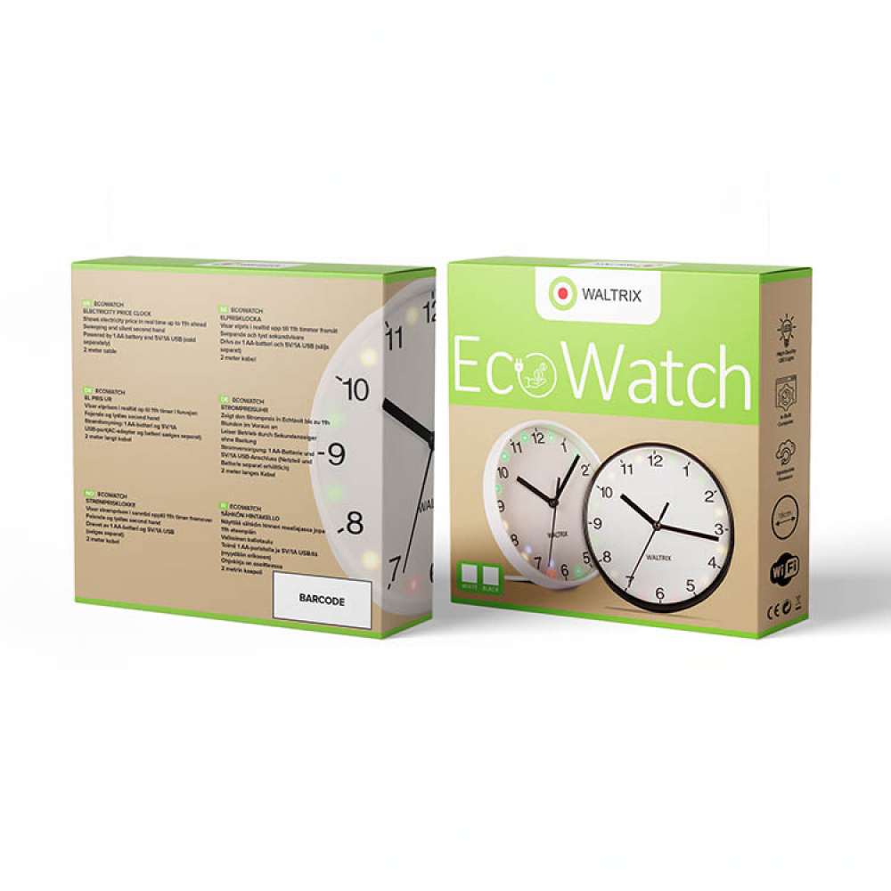 Electricity price table clock, Ecowatch in the group House & Home / Sustainable Living at SmartaSaker.se (14475)
