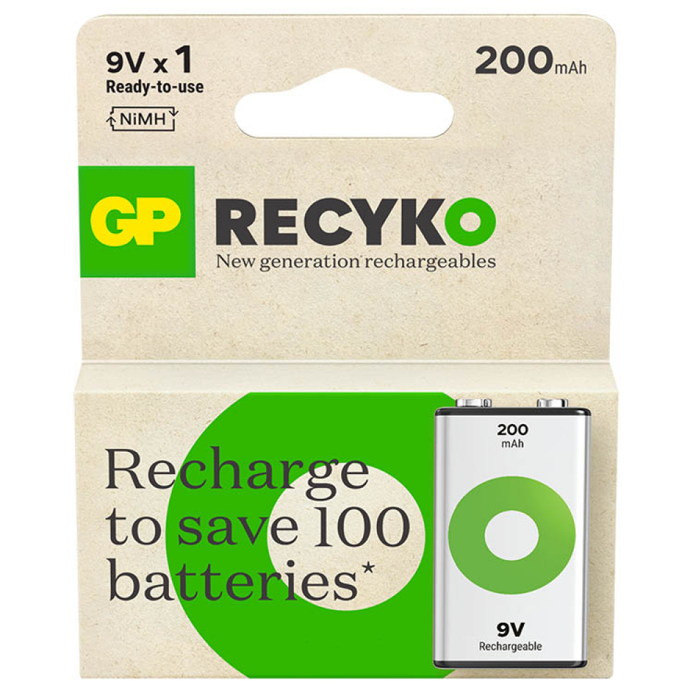Rechargeable batteries, GP ReCyko in the group / Batteries at SmartaSaker.se (14485)