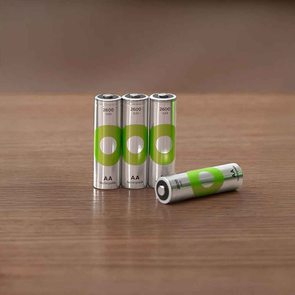 Rechargeable batteries, GP ReCyko in the group / Batteries at SmartaSaker.se (14485)