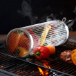 Grill basket cylinder