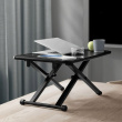 Height-adjustable desk for the table