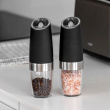 Set with electric salt & pepper mill