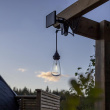 Solar-powered pendant light