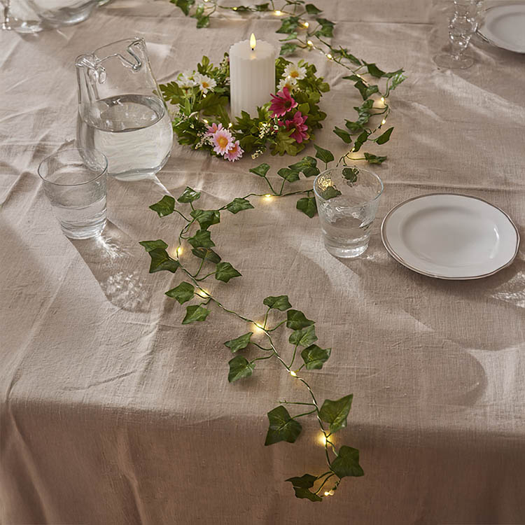Battery operated light string with ivy in the group Lighting / Indoor lighting / Indoor decorative lighting at SmartaSaker.se (14521)