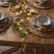 Battery operated light string with ivy Battery operated light string with ivy