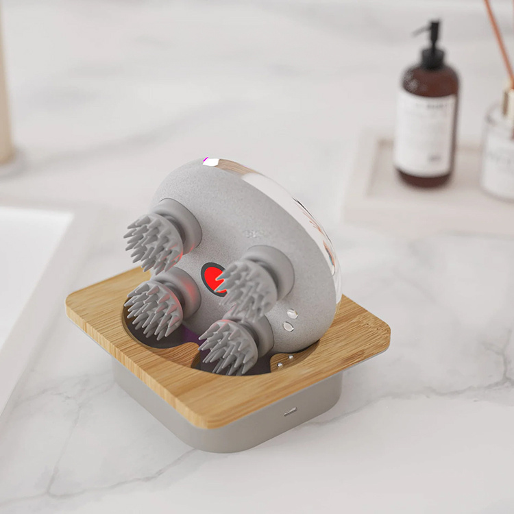 breo ヘッドマッサージ（グレー） breo ヘッドマッサージャー ヘッドスパ breo ヘッドマッサージ（グレー