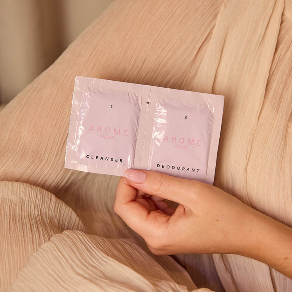 Deo wipes, Arome, 10-pack in the group House & Home / Bathroom / Hygiene at SmartaSaker.se (14533)