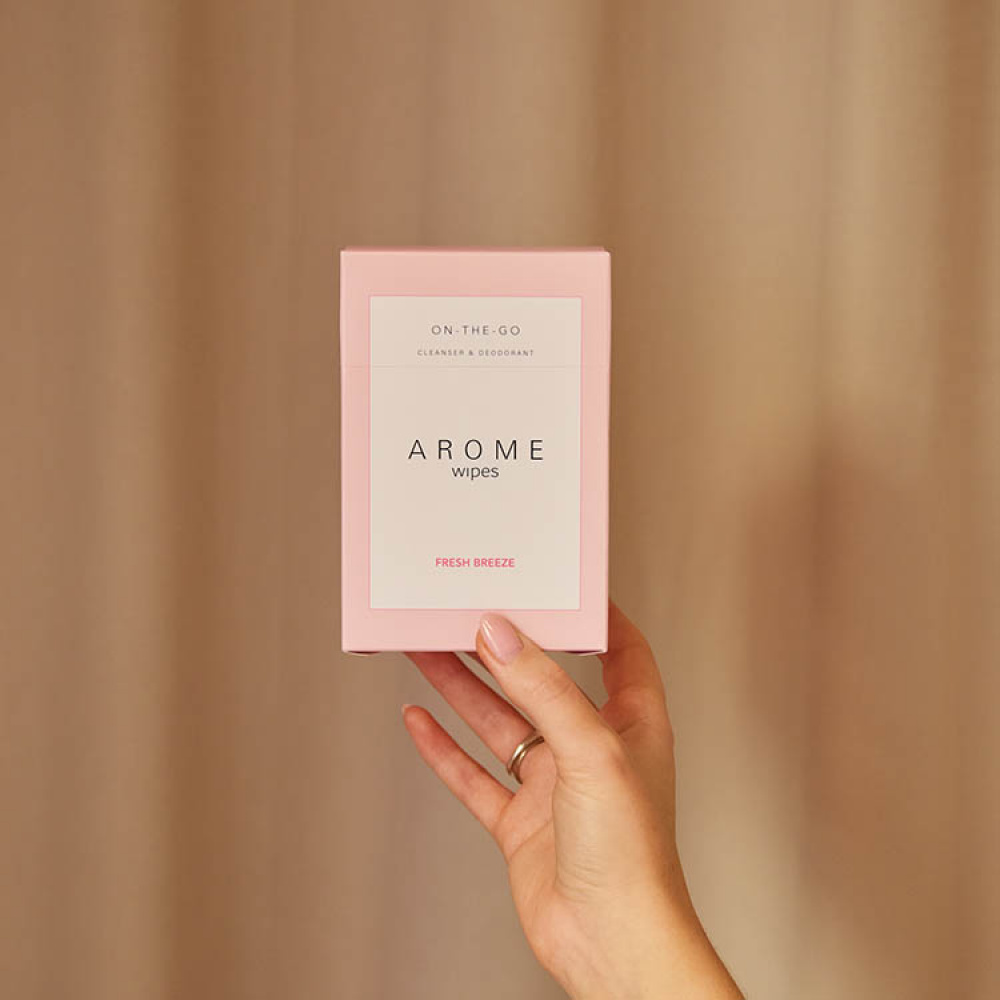 Deo wipes, Arome, 10-pack in the group House & Home / Bathroom / Hygiene at SmartaSaker.se (14533)