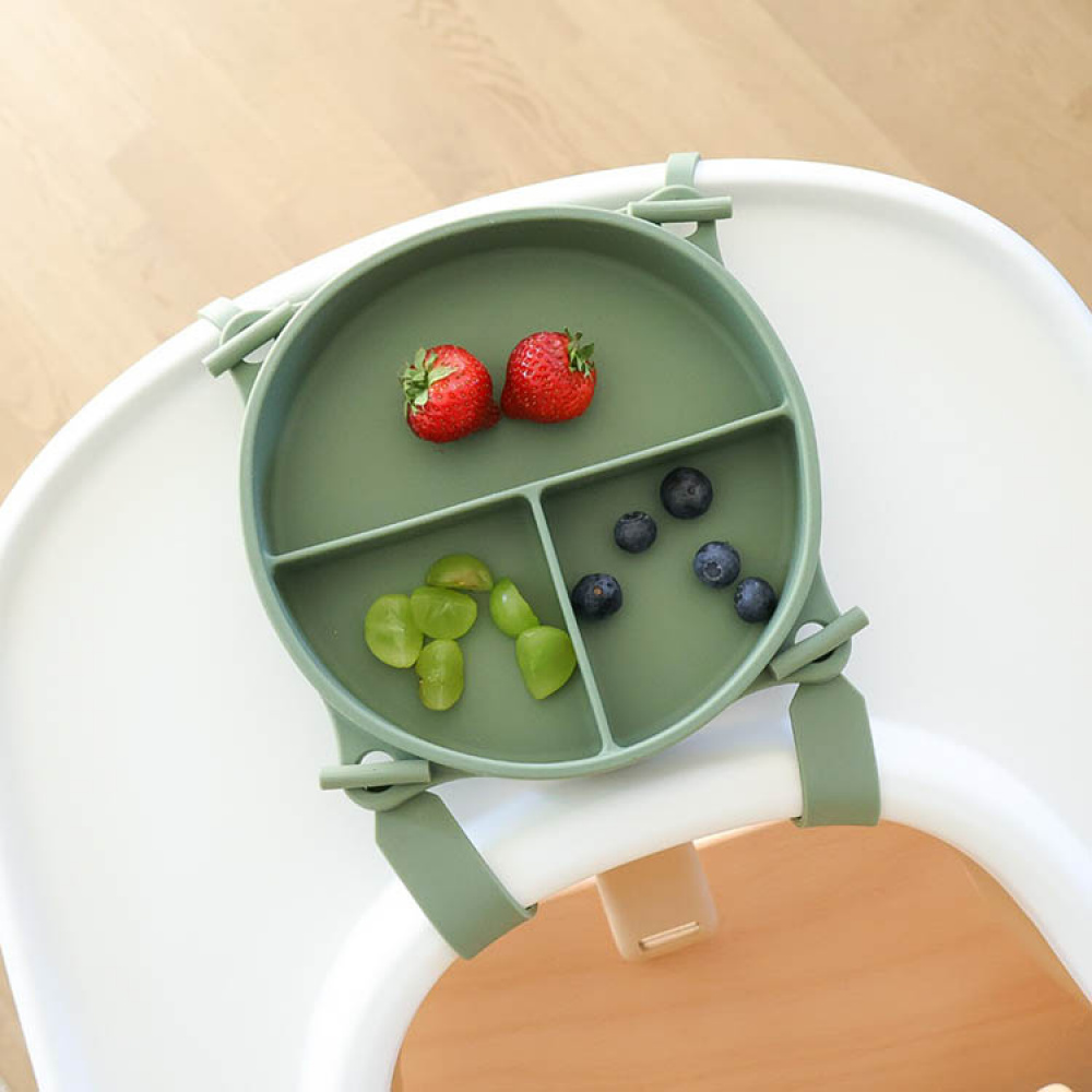 Children\'s plate with suction cup and strap in the group Holidays / Party / Children\'s party at SmartaSaker.se (14536)