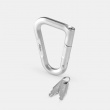 Carabiner with lock