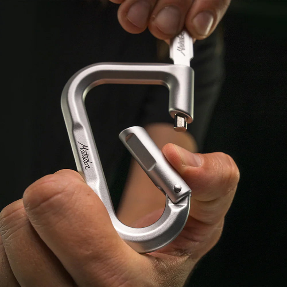 Carabiner with lock in the group Safety / Security / Anti-theft products at SmartaSaker.se (14546)