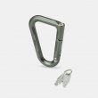 Carabiner with lock