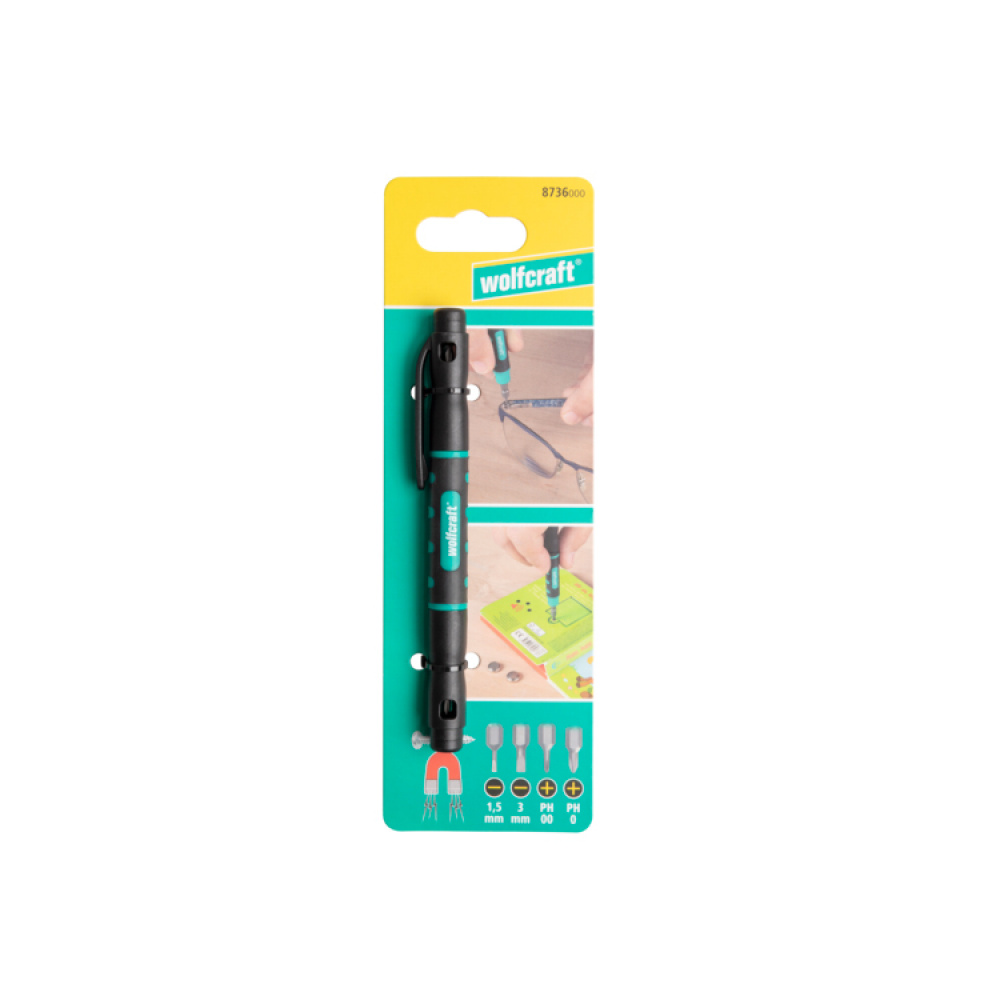 Precision screwdriver with 4 bits in the group Leisure / Mend, Fix & Repair / Tools at SmartaSaker.se (14557)
