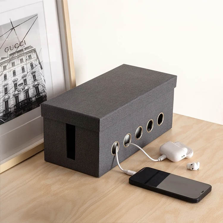 Cable management box for desk in the group House & Home / Home Office at SmartaSaker.se (14566)