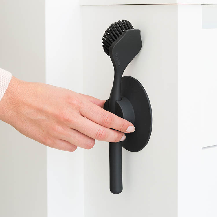 Dish brush with suction cup holder, Brabantia in the group House & Home / Dishwashing tools at SmartaSaker.se (14574)