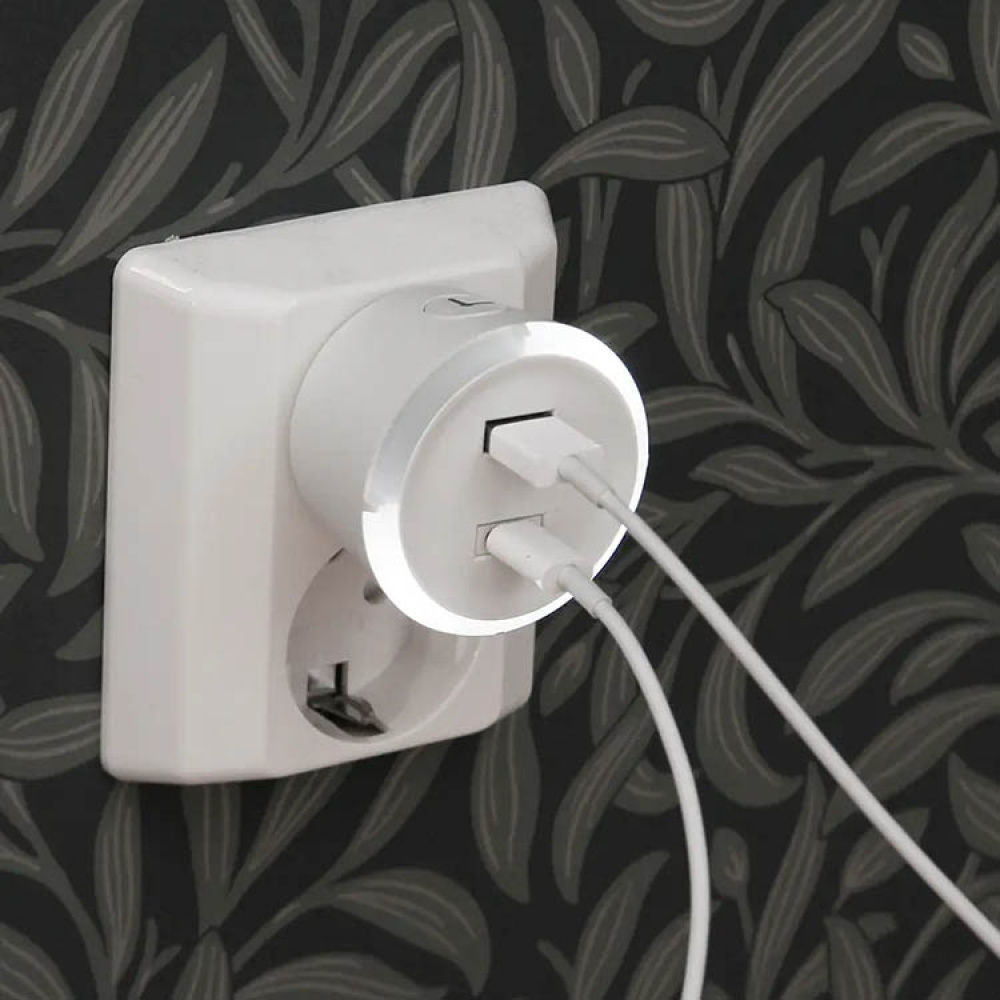 USB socket with timer, Capidi in the group House & Home / Electronics / Cables & Adapters at SmartaSaker.se (14577)