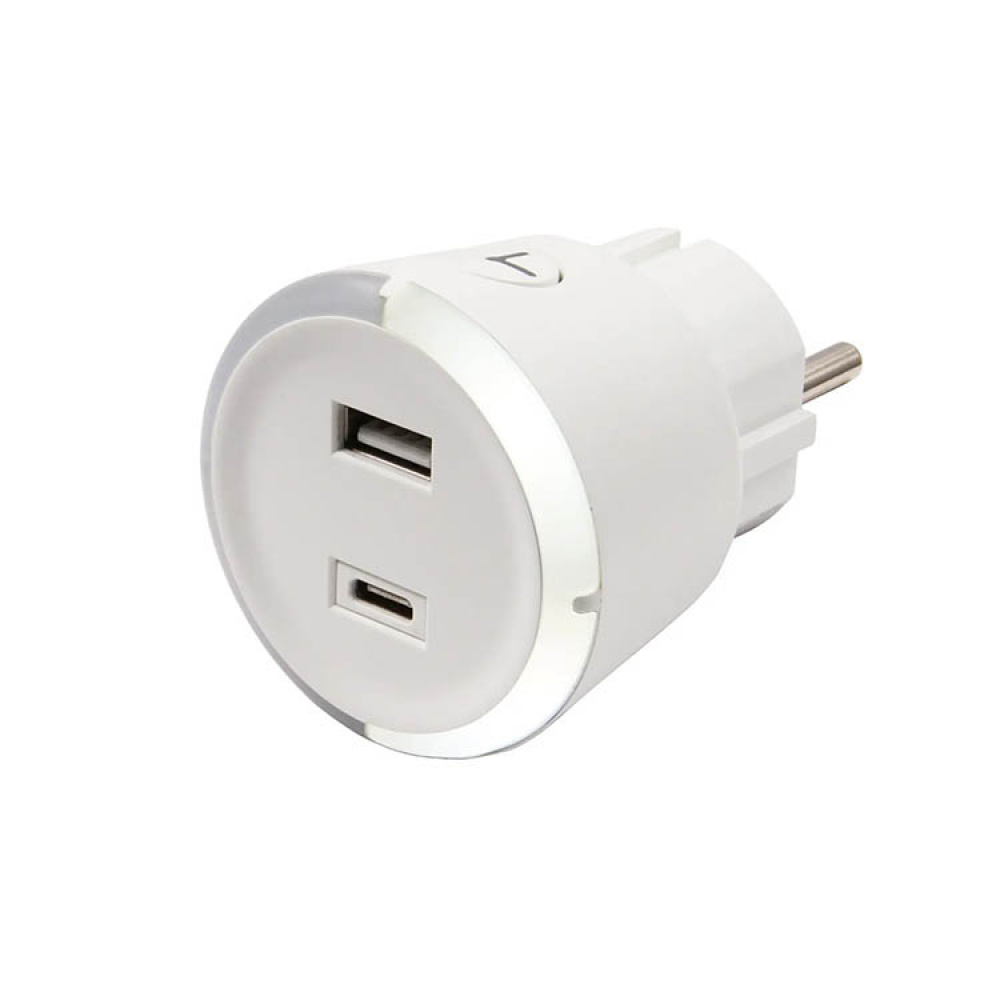 USB socket with timer, Capidi in the group House & Home / Electronics / Cables & Adapters at SmartaSaker.se (14577)