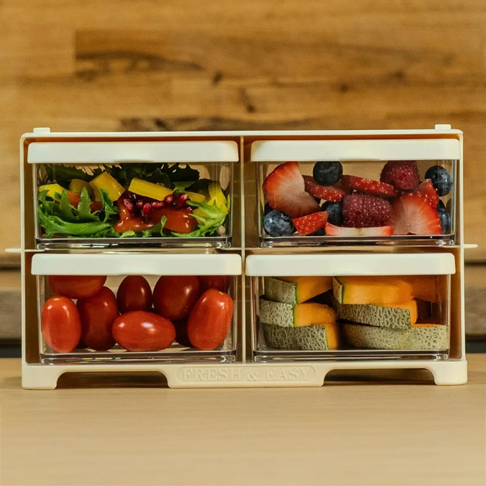 Rack with drawers for the fridge in the group House & Home / Kitchen at SmartaSaker.se (14578)