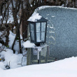 Holder for grave lantern