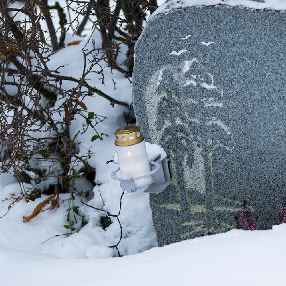 Holder for gravestone candles in the group at SmartaSaker.se (14592)