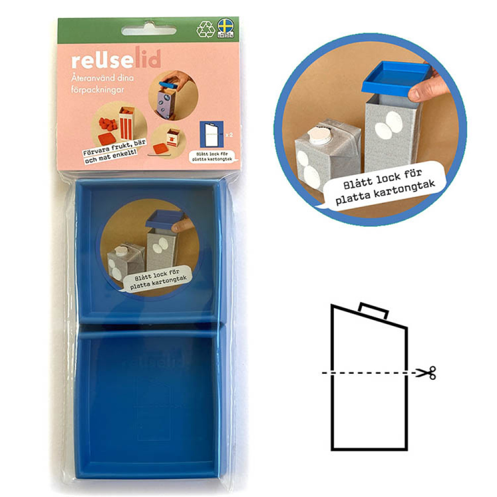 Lid for beverage carton, reUselid in the group House & Home / Sustainable Living at SmartaSaker.se (14606)