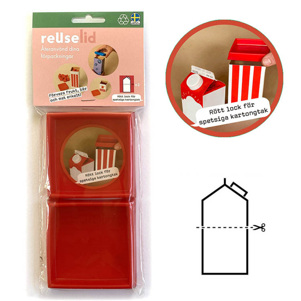 Lid for beverage carton, reUselid in the group House & Home / Sustainable Living at SmartaSaker.se (14606)