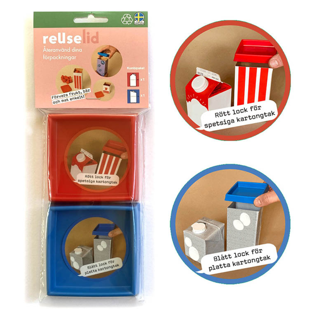 Lid for beverage carton, reUselid in the group House & Home / Sustainable Living at SmartaSaker.se (14606)