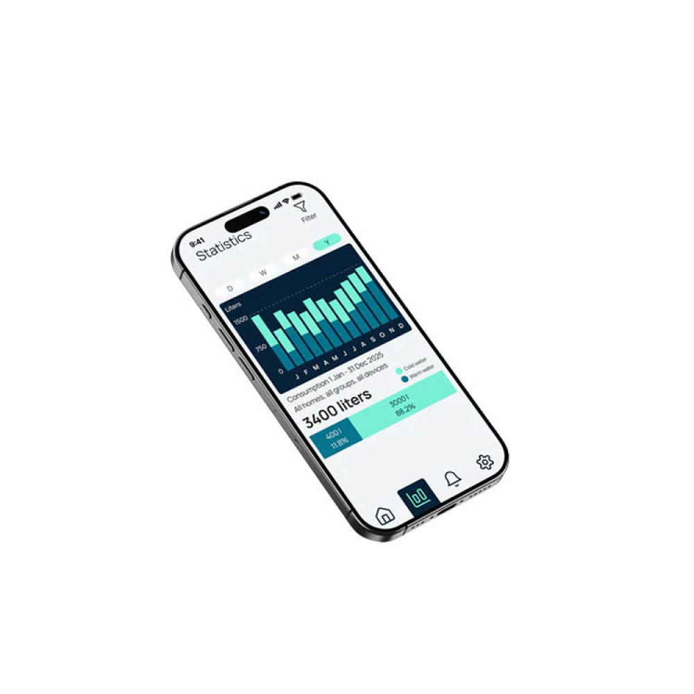 App-controlled water meter, Water grip in the group House & Home / Electronics / Smart Home at SmartaSaker.se (14608)