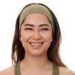 Headband with storage pocket