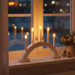 Battery-powered Advent candle holder