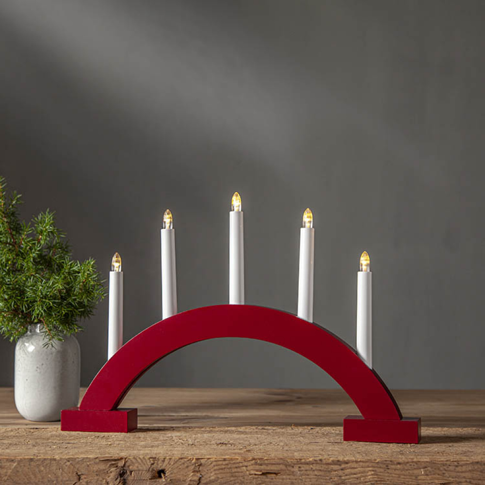 Battery-powered Advent candle holder in the group Advent & Christmas / Christmas lighting at SmartaSaker.se (14657)