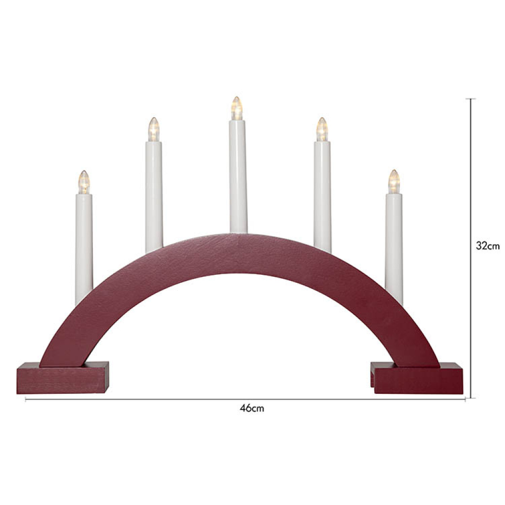 Battery-powered Advent candle holder in the group Advent & Christmas / Christmas lighting at SmartaSaker.se (14657)