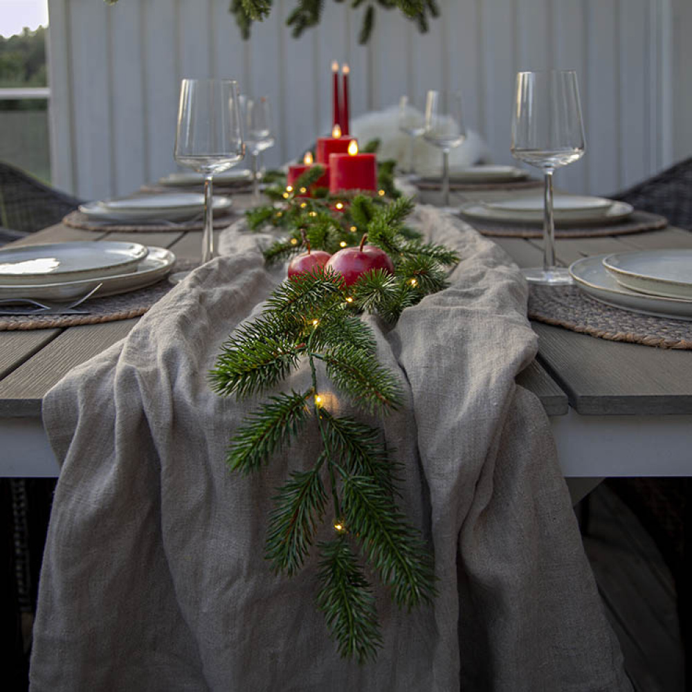 Battery-powered pine LED garland in the group Holidays / Advent & Christmas / Christmas lighting at SmartaSaker.se (14660)